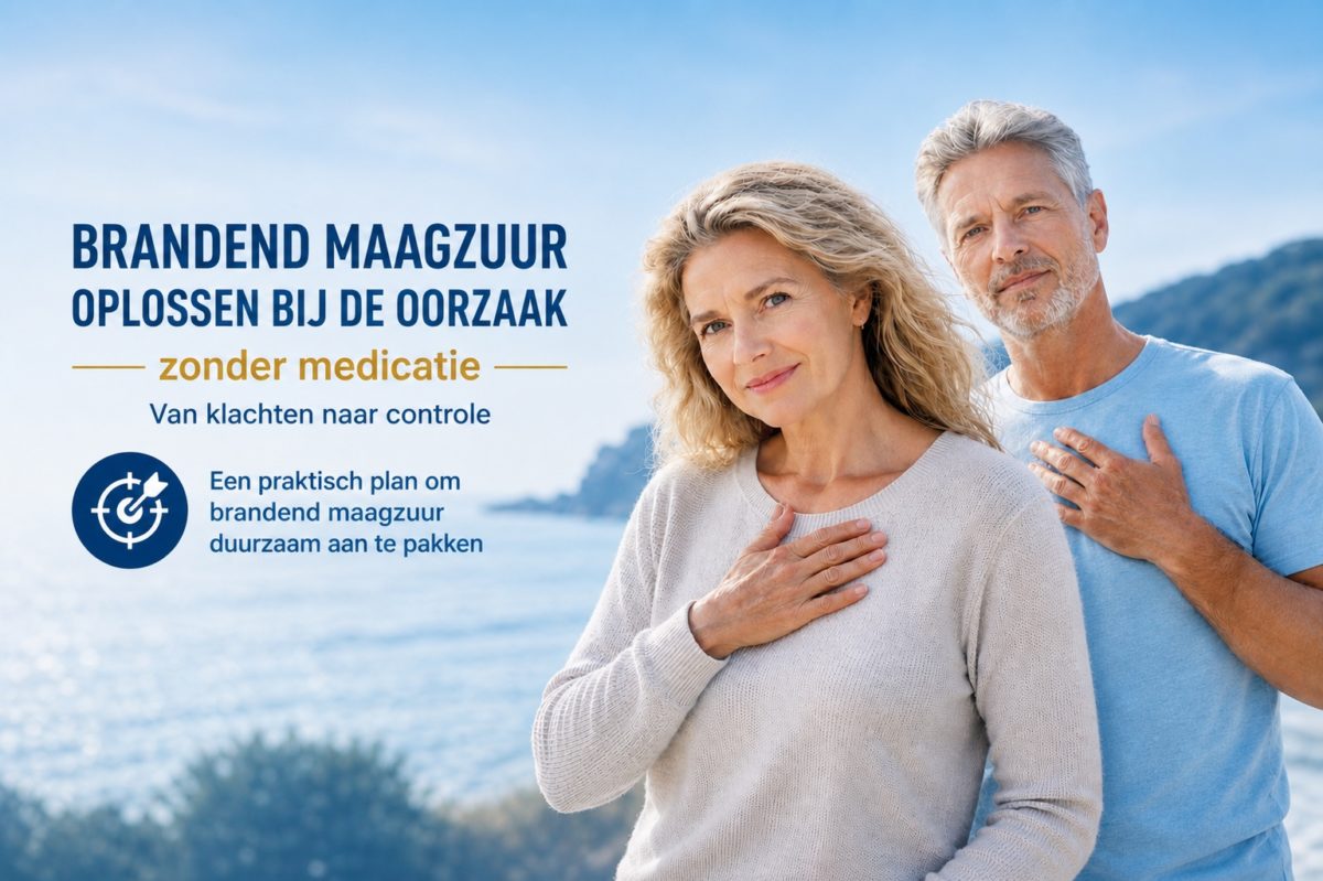 Brandend maagzuur oplossen bij de oorzaak zonder medicatie met praktisch plan